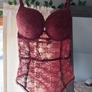 Forever 21 Lace Bodysuit (S) - Like New